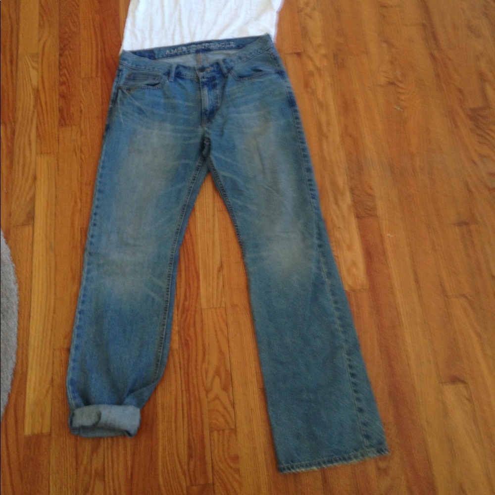 American eagle straight jeans